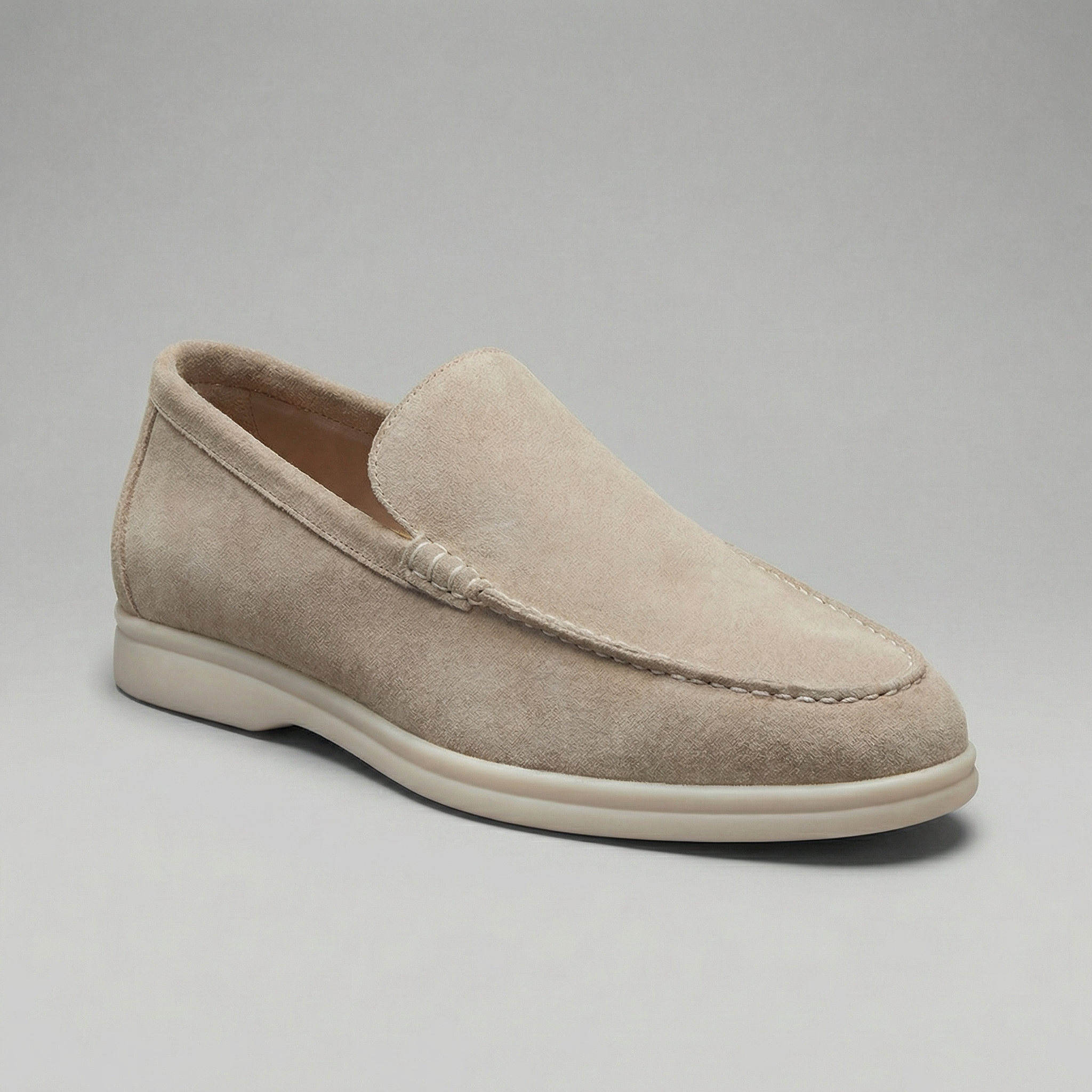 Mocasines slip-on de ante para hombre