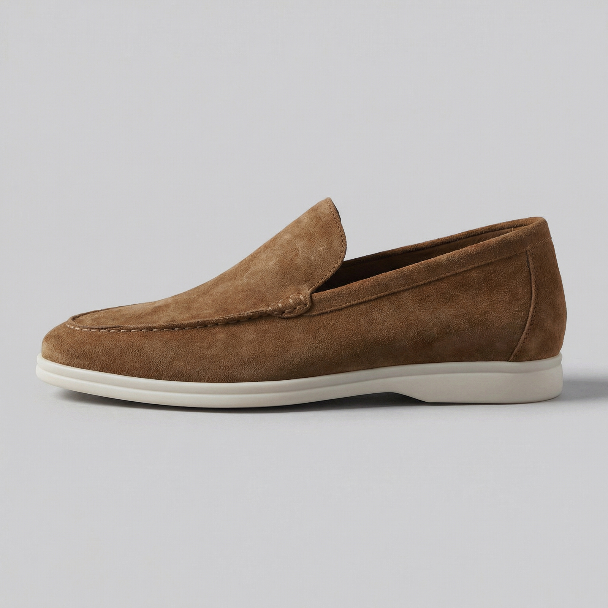 Mocasines slip-on de ante para hombre