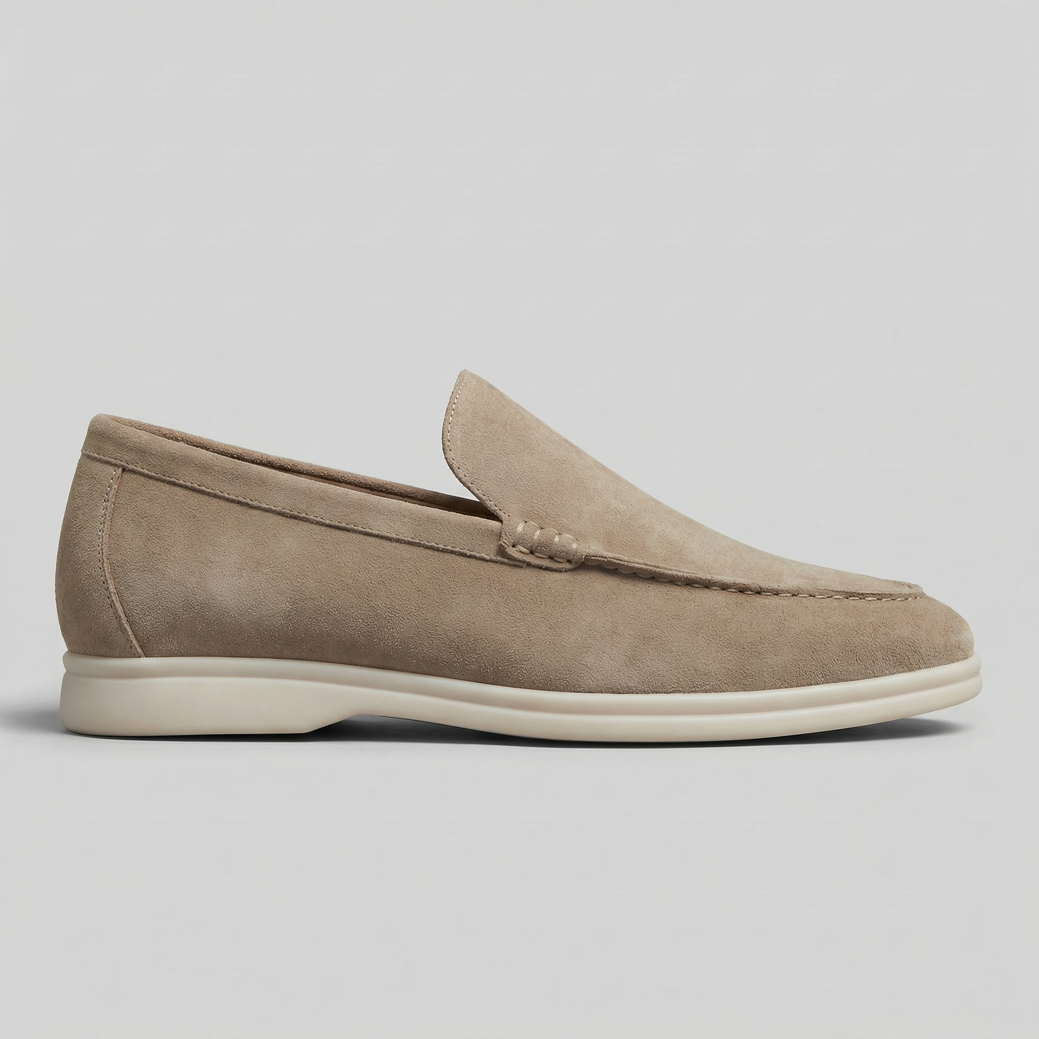 Mocasines slip-on de ante para hombre
