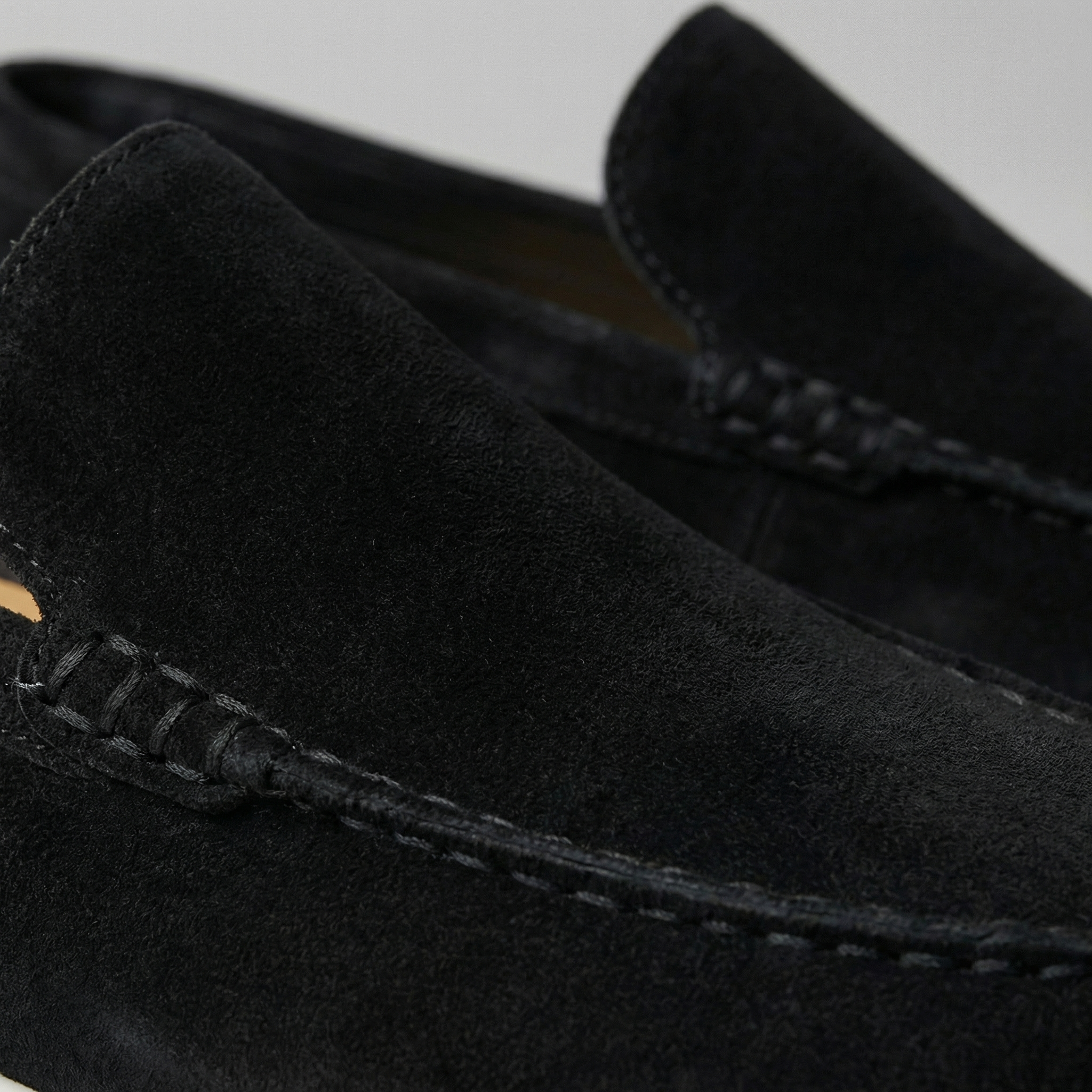 Mocasines slip-on de ante para hombre