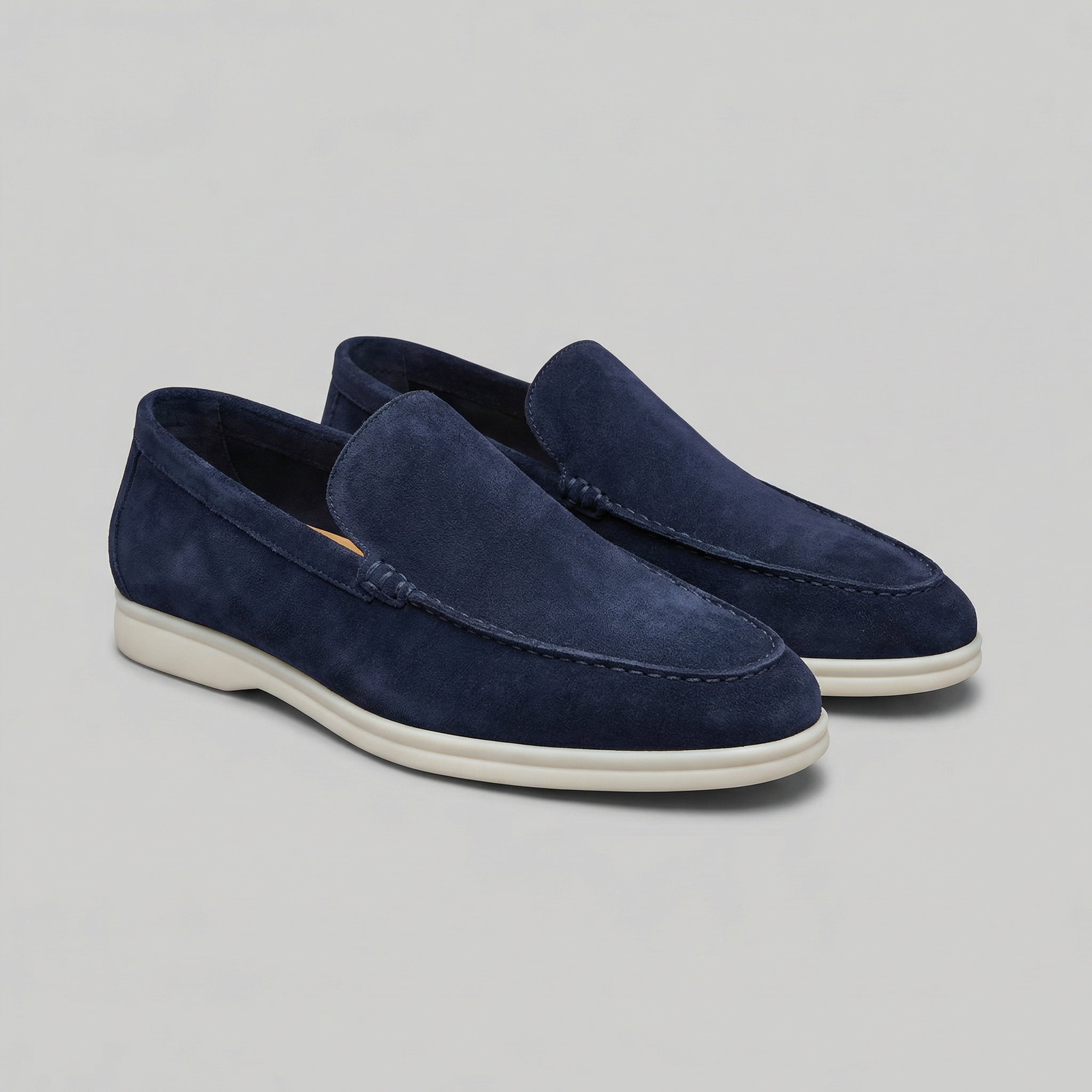 Mocasines slip-on de ante para hombre