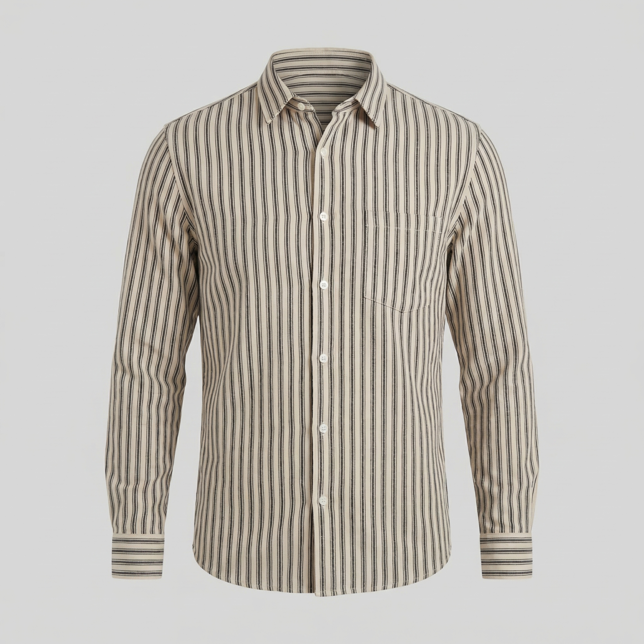 Men's Tailored Fit Striped Shirt