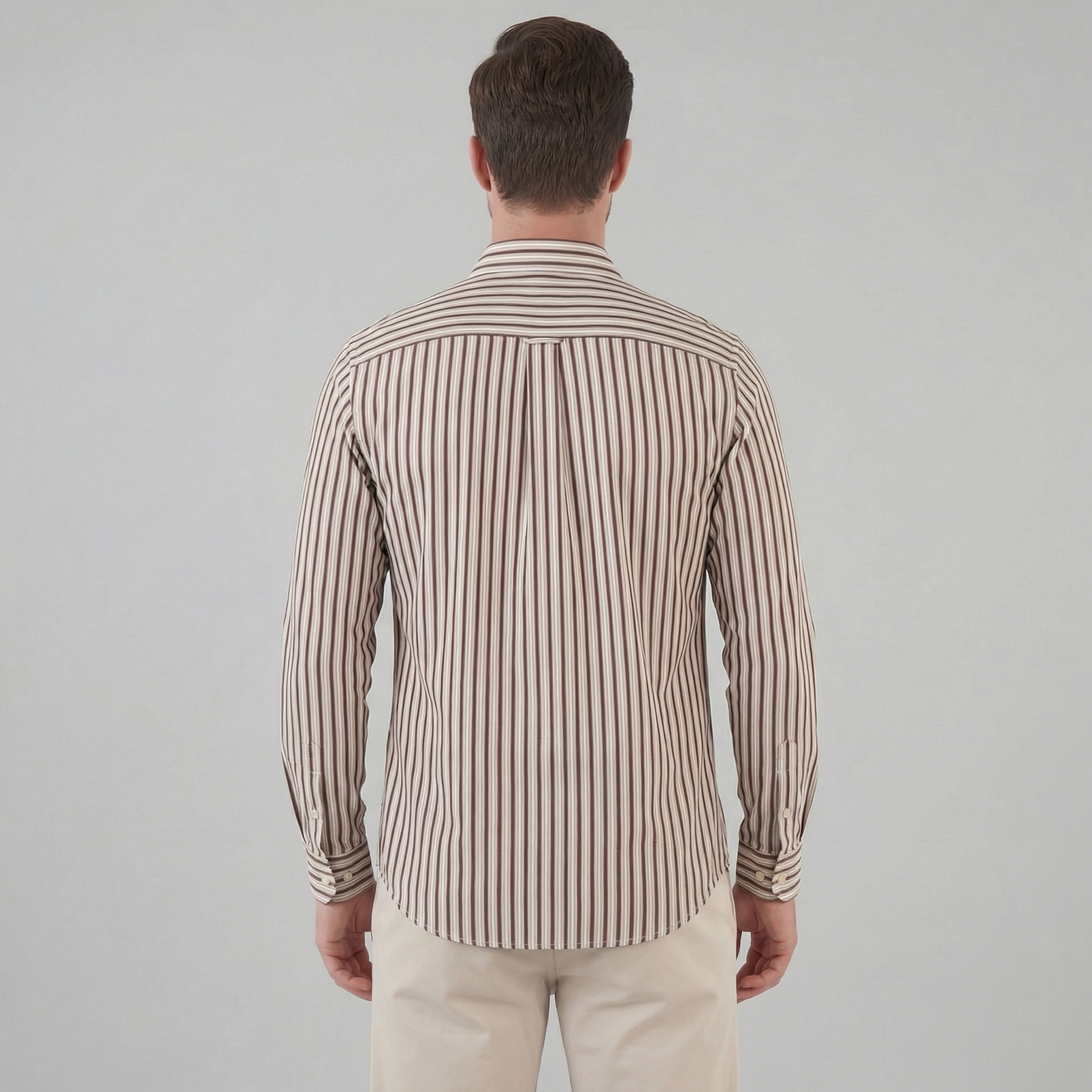 Men's Tailored Fit Striped Shirt