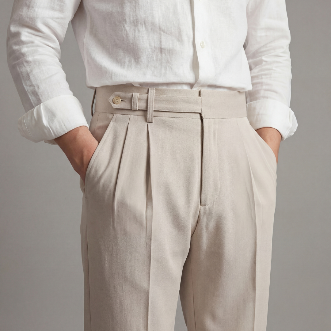 Pantalón de corte entallado para hombre