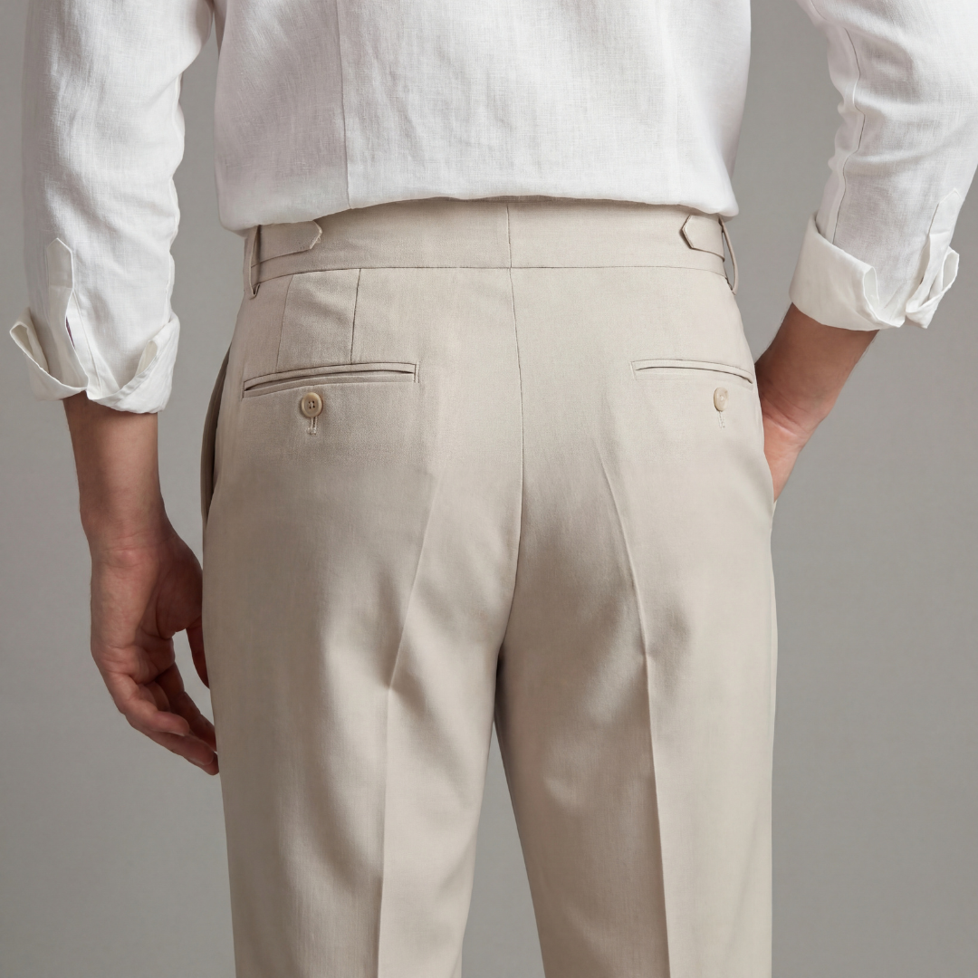 Pantalón de corte entallado para hombre