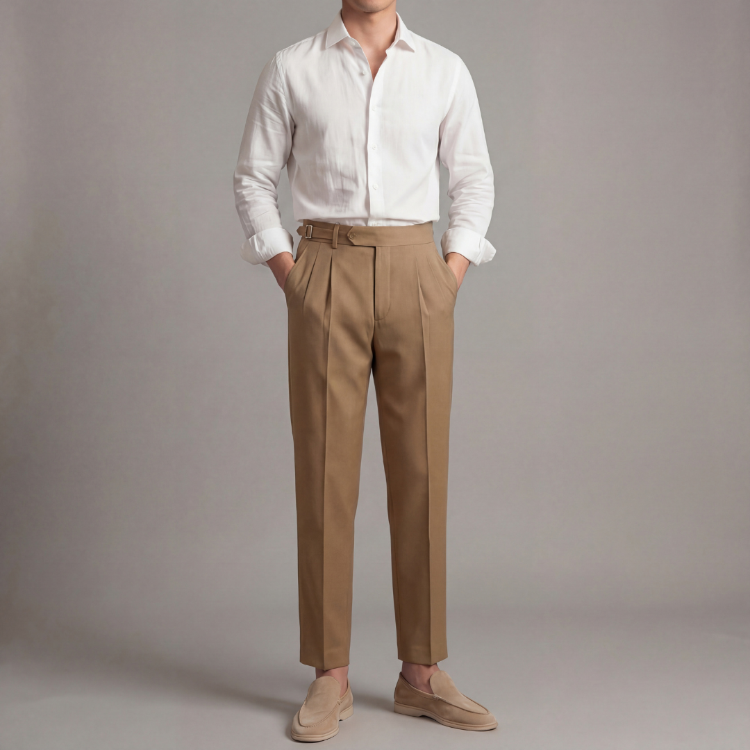 Pantalón de corte entallado para hombre