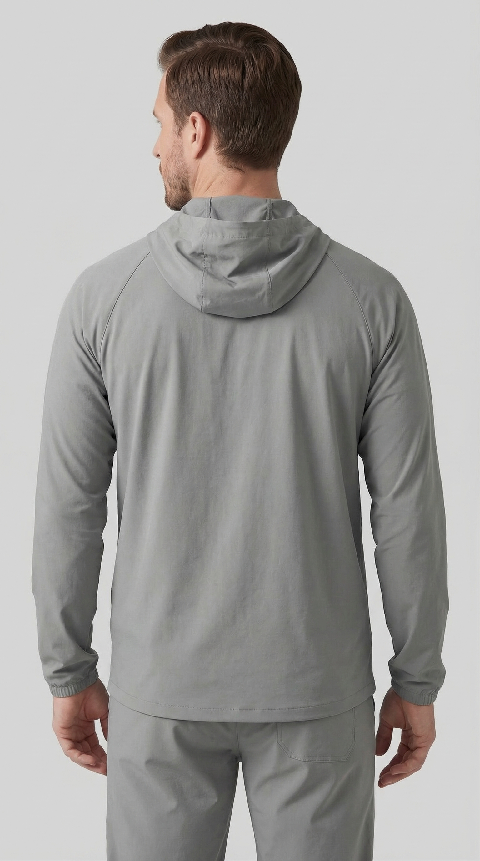 Giacca tecnica con cappuccio da uomo