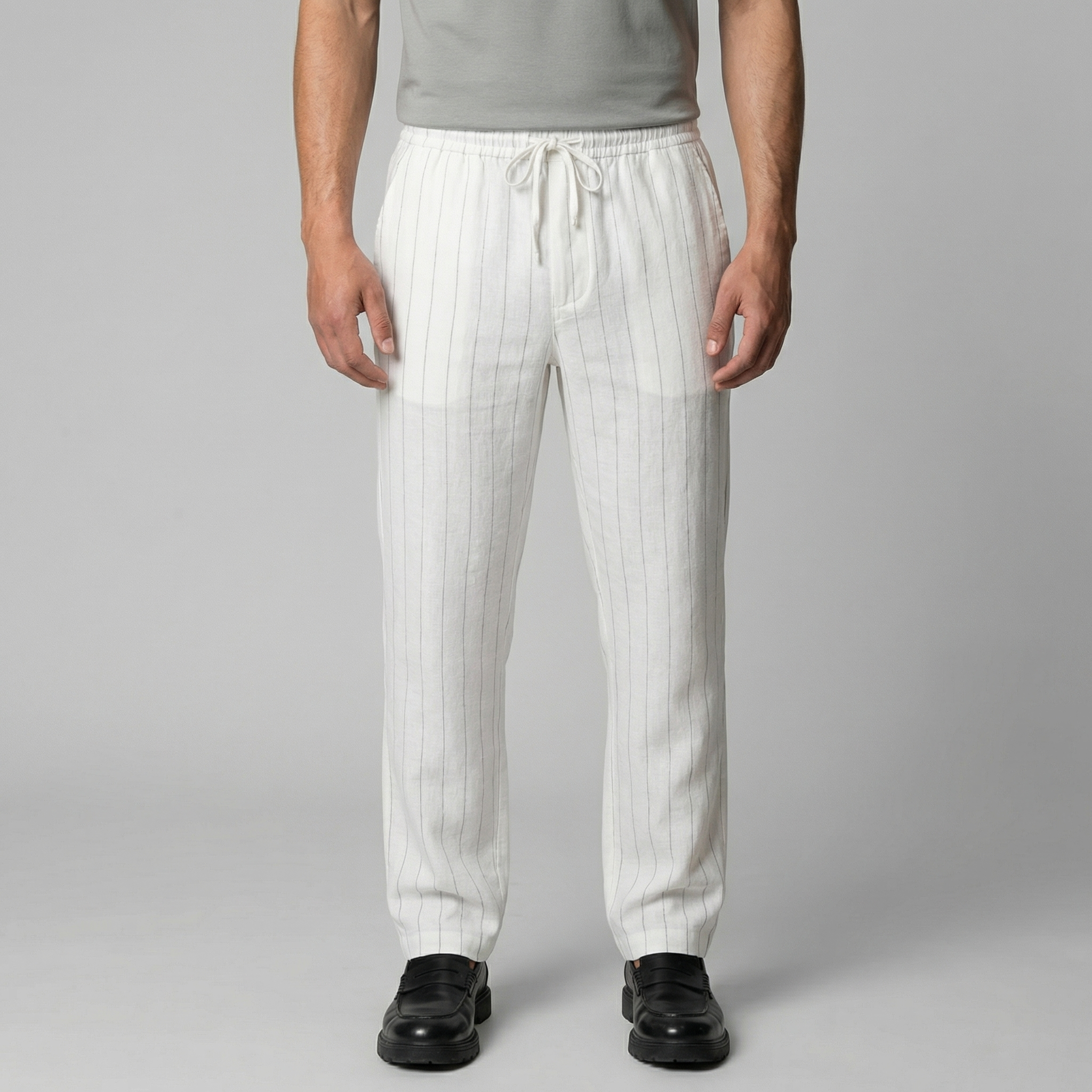 Pantaloni da uomo con vita a coulisse