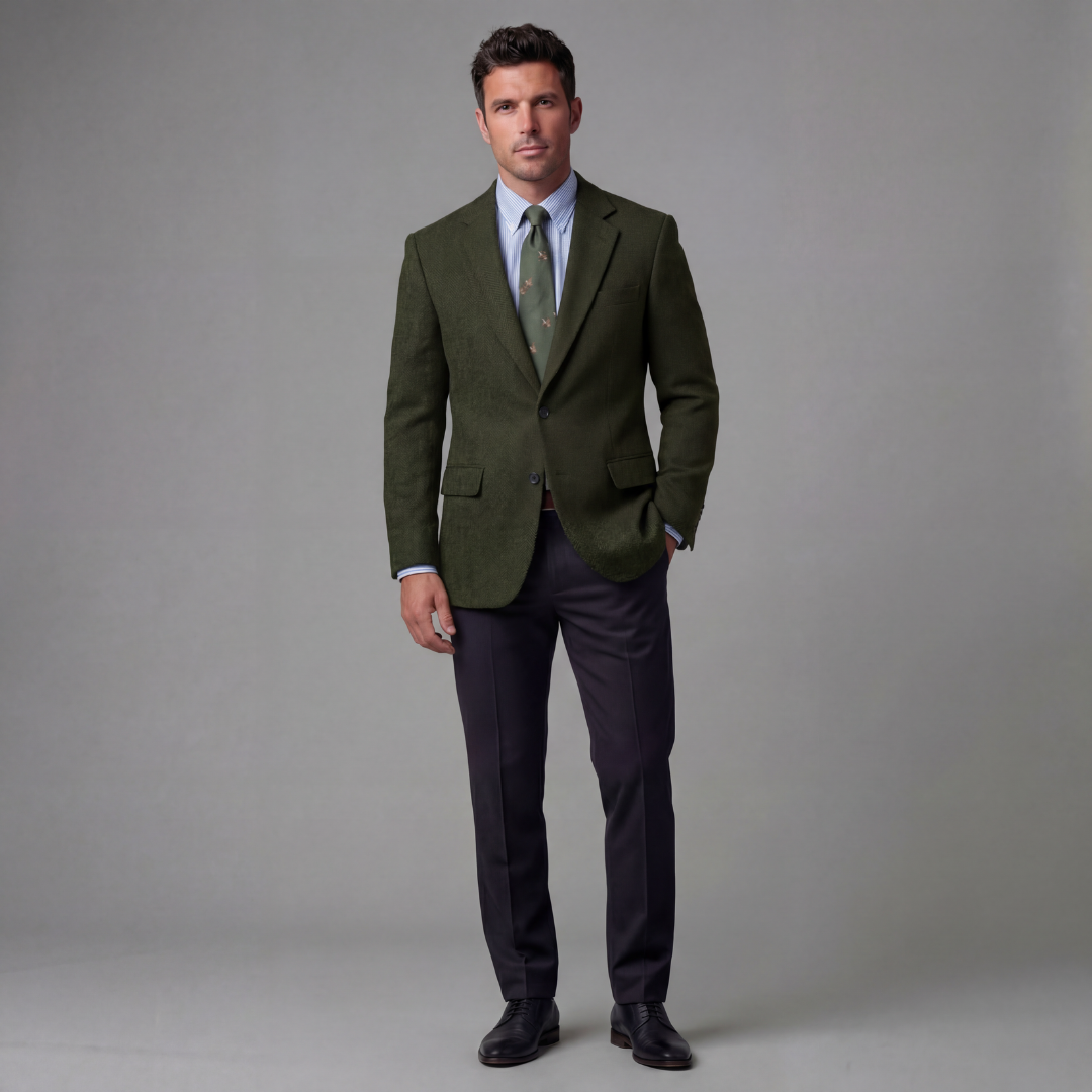 Herren Vintage-Blazerjacke