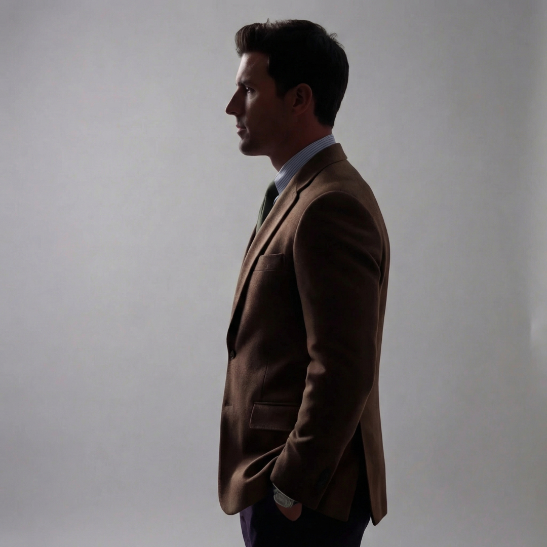 Herren Vintage-Blazerjacke