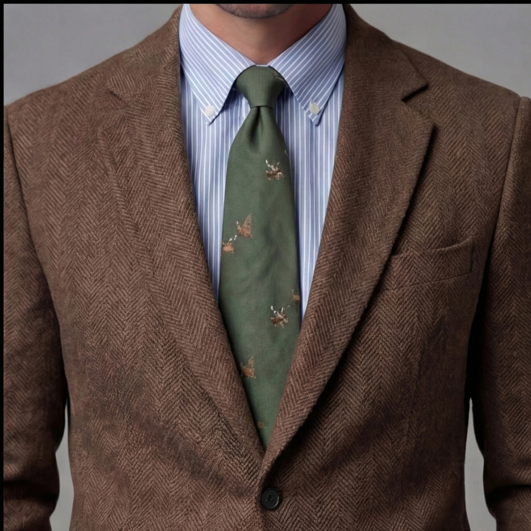 Herren Vintage-Blazerjacke