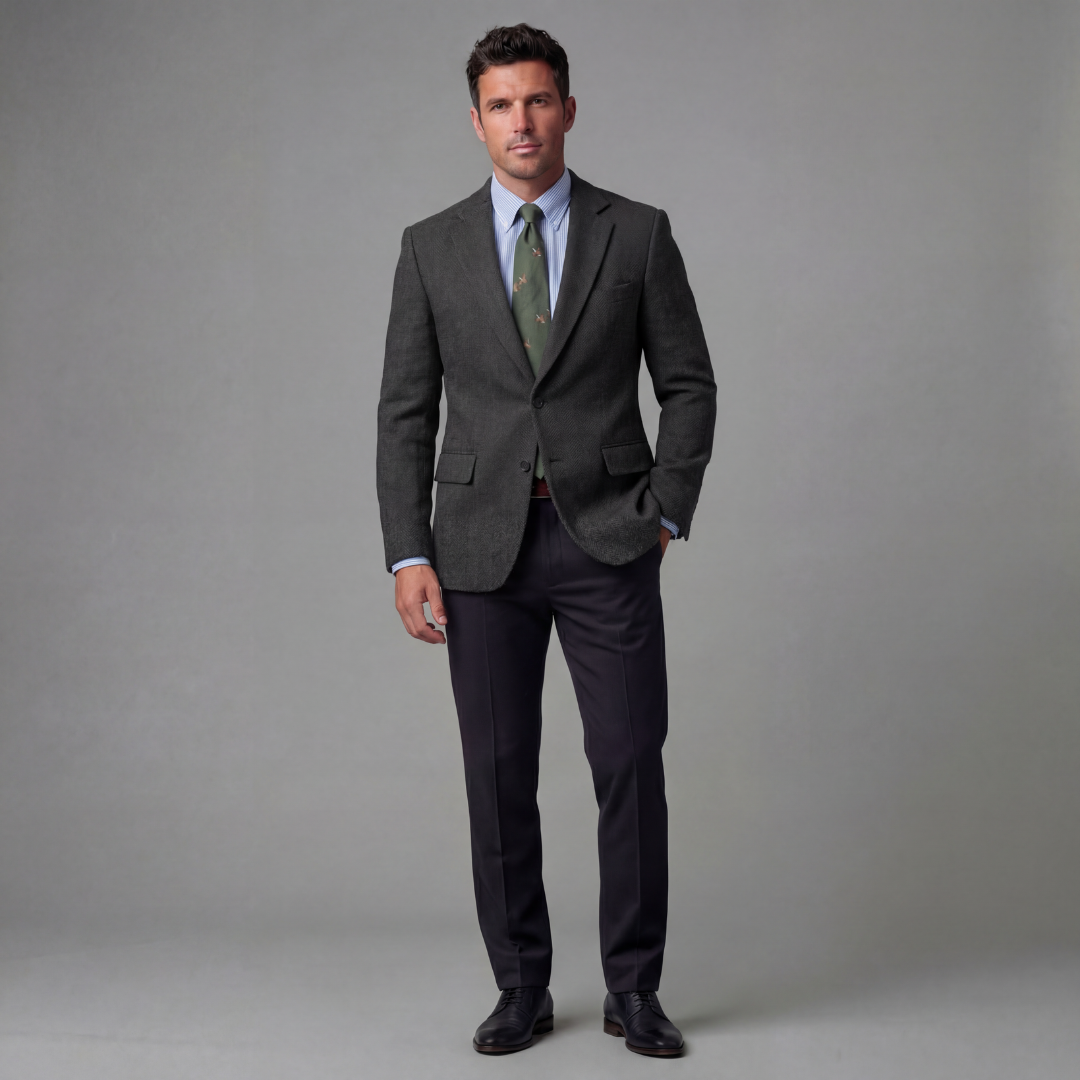 Herren Vintage-Blazerjacke