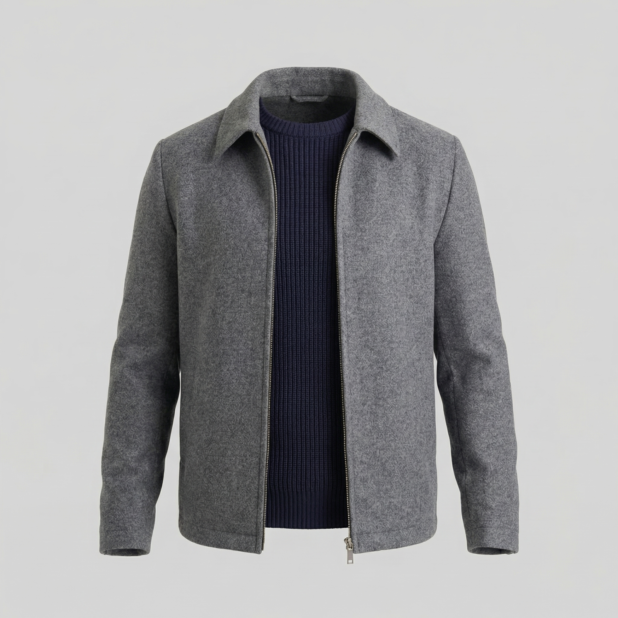 Chaqueta de Mezcla de Lana para Hombre