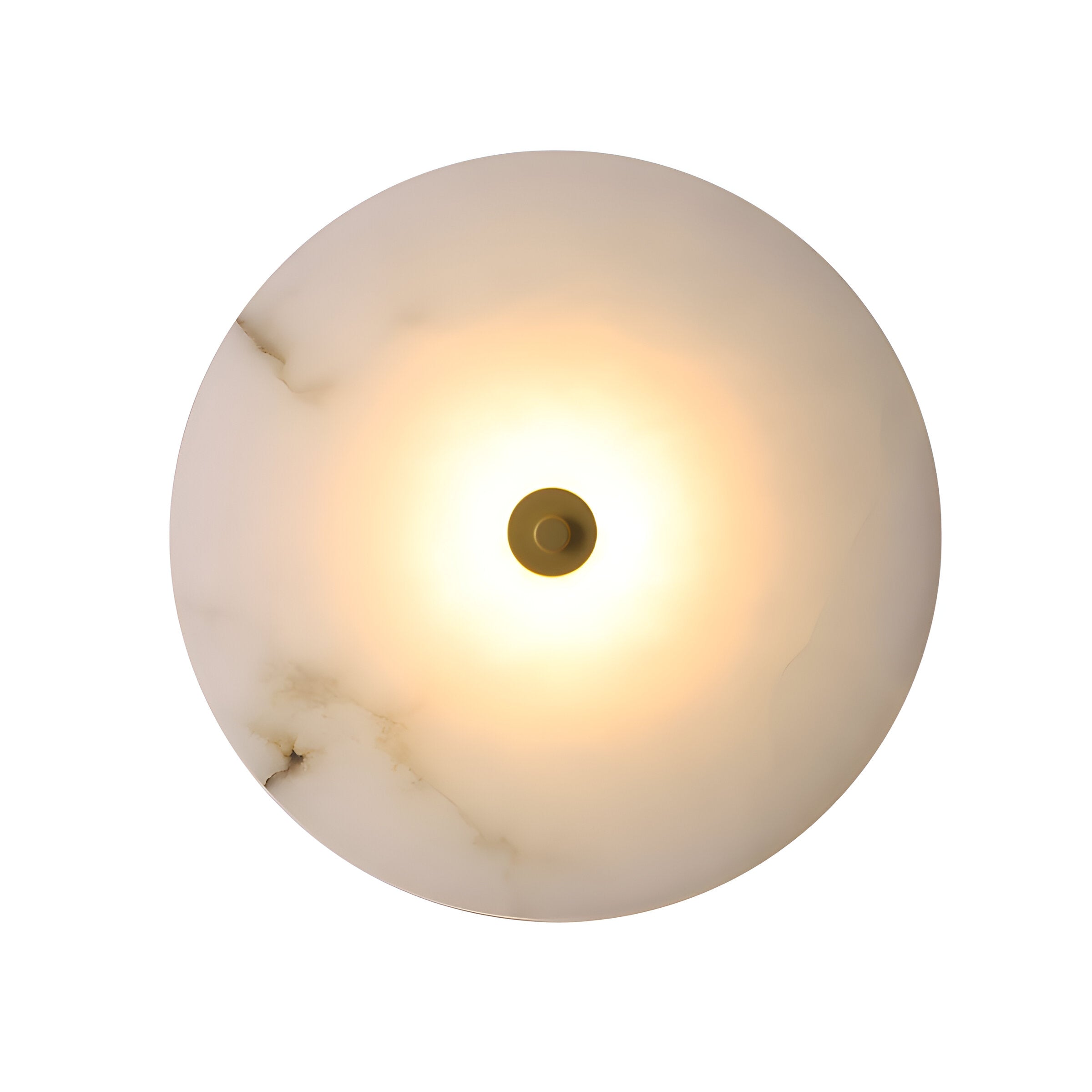 Moderne marmeren ronde LED 1-licht wandlamp