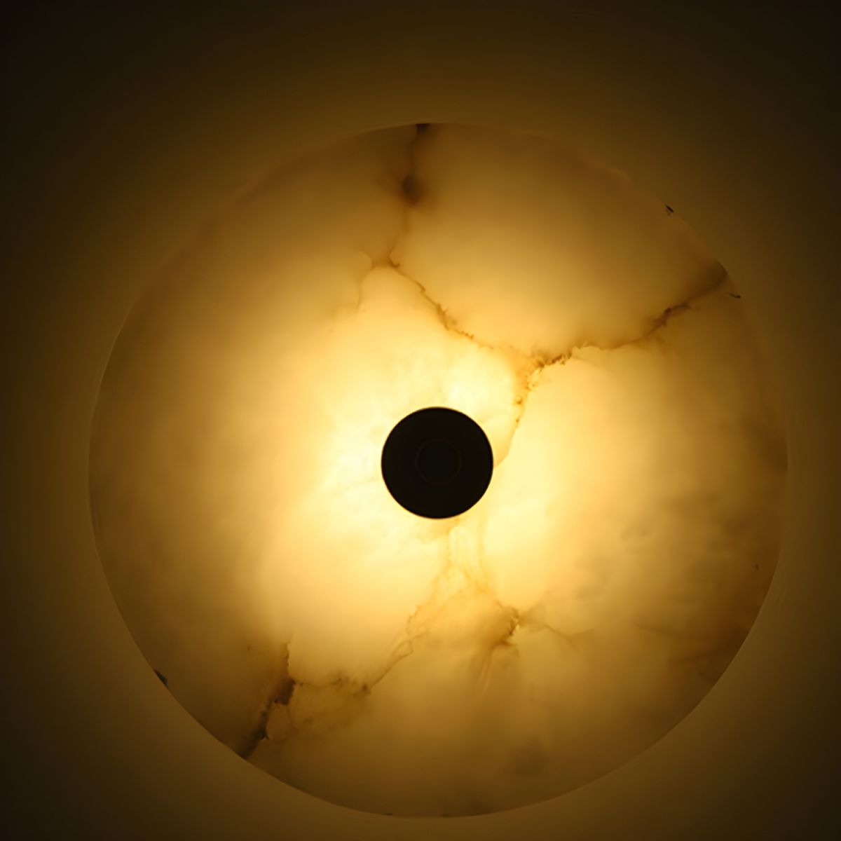 Lampada da parete moderna rotonda in marmo LED 1 luce