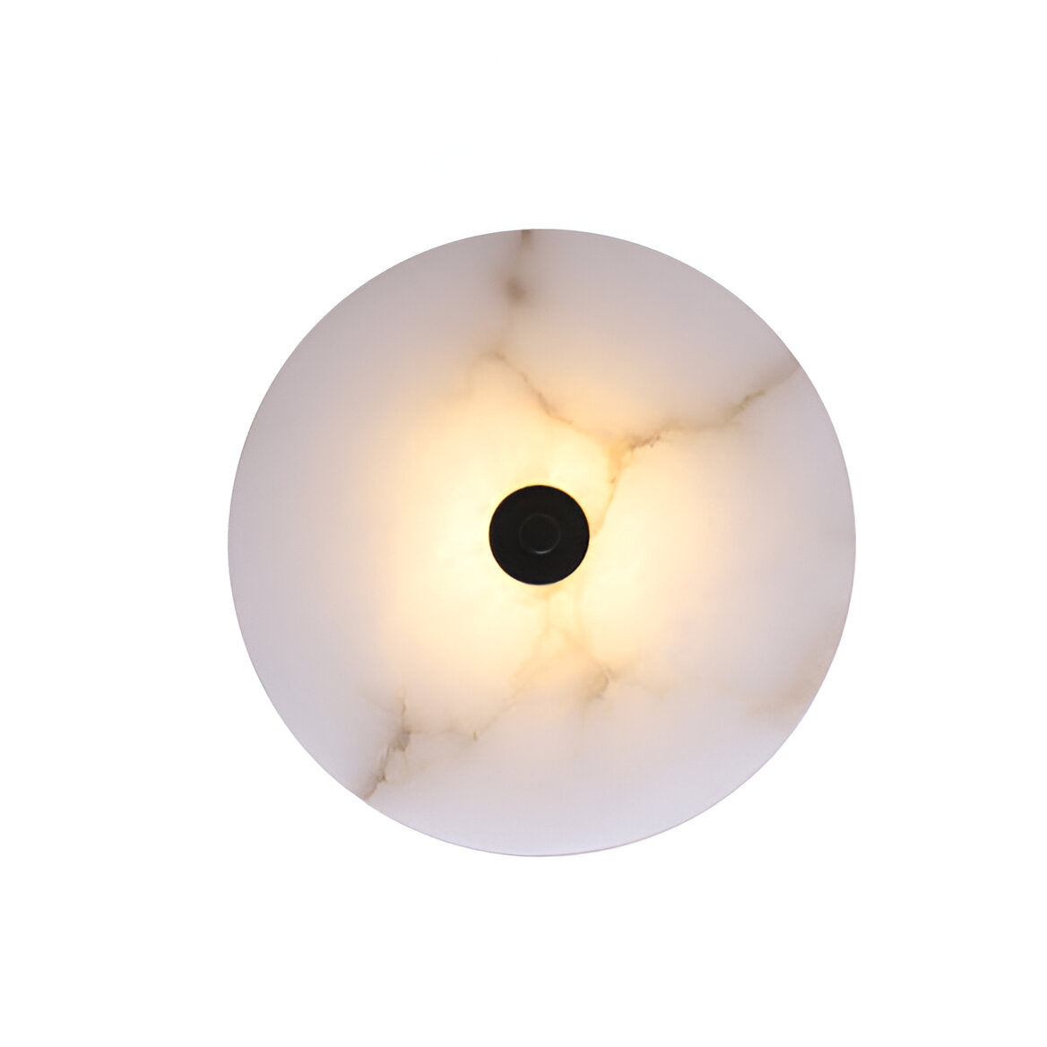 Moderne marmeren ronde LED 1-licht wandlamp