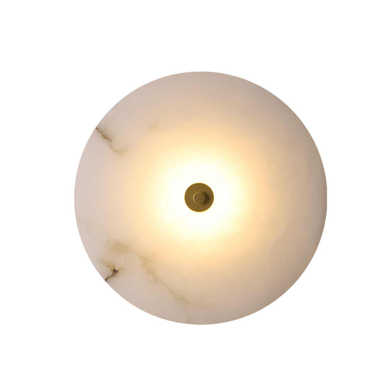 Moderne marmeren ronde LED 1-licht wandlamp