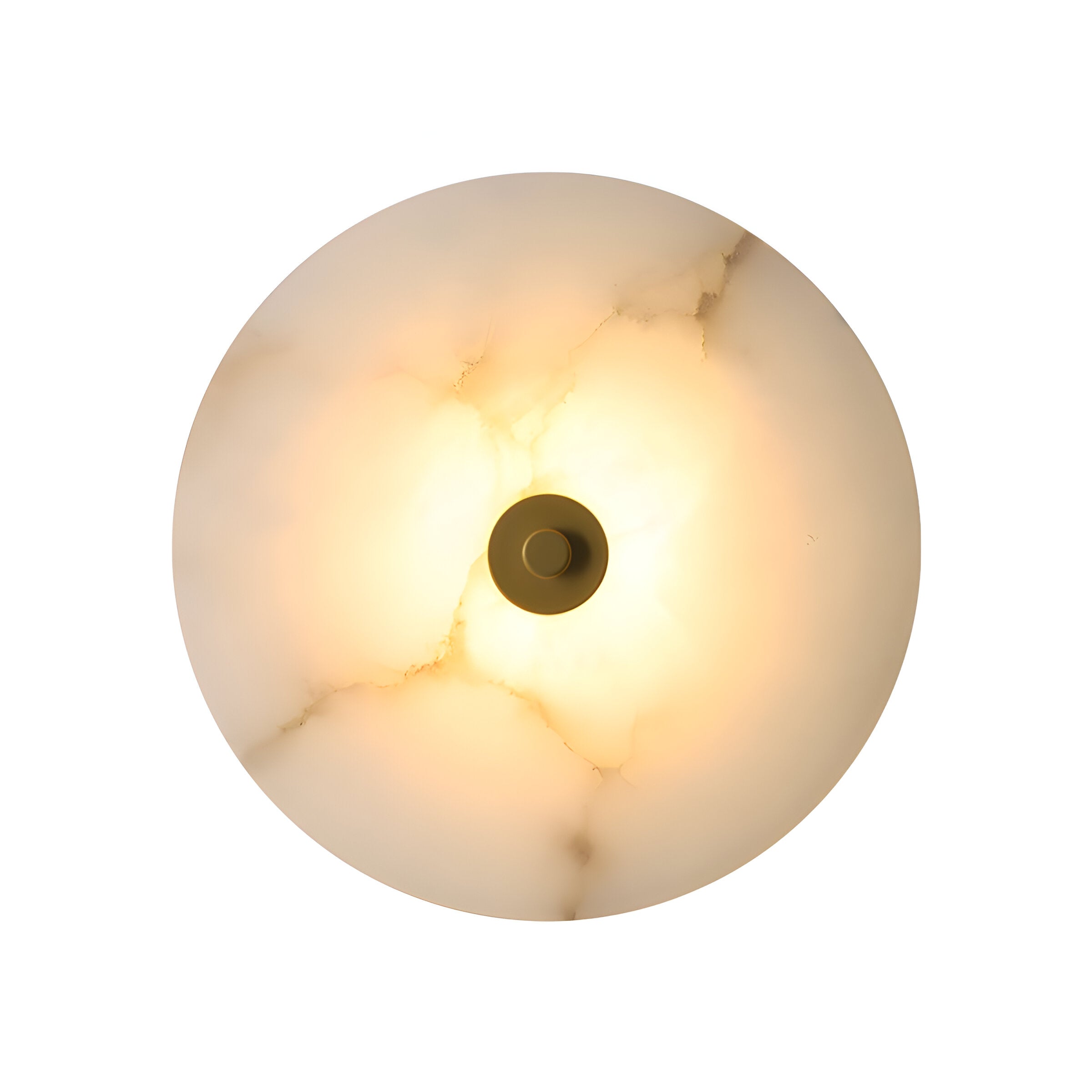 Moderne marmeren ronde LED 1-licht wandlamp