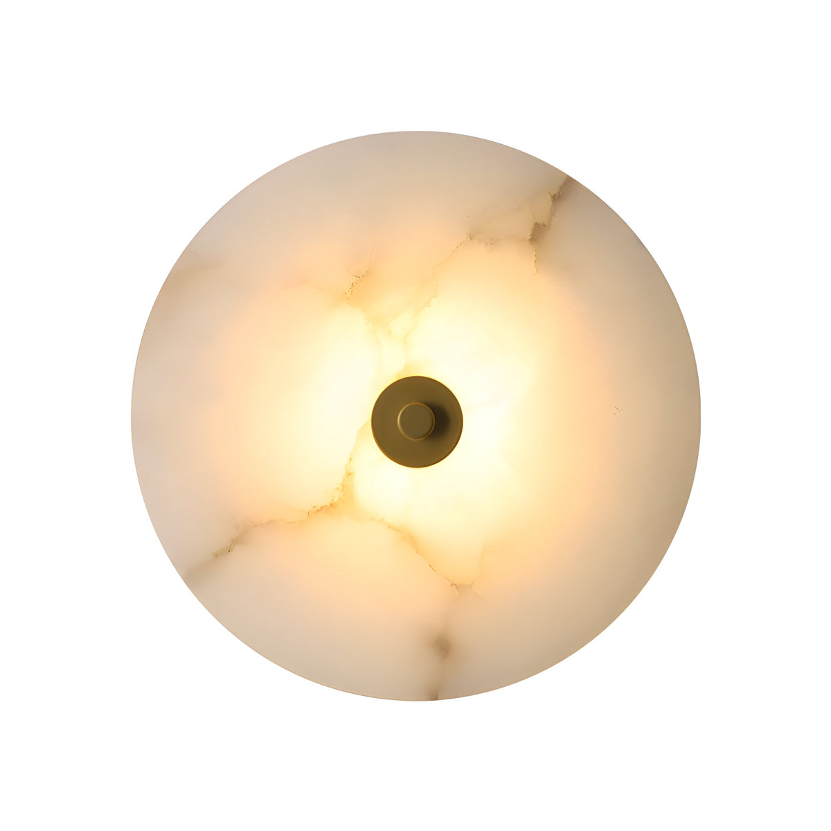 Lampada da parete moderna rotonda in marmo LED 1 luce