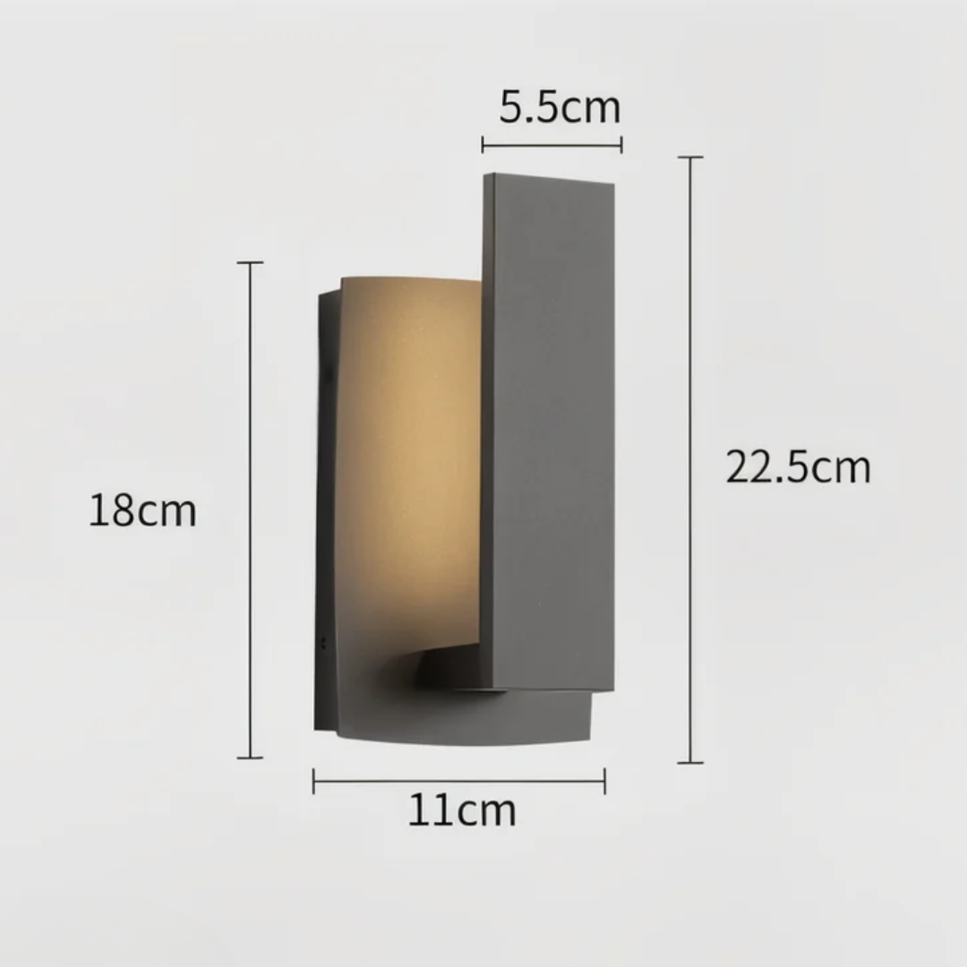 Moderne Buitenmuurlamp – Waterdichte Aluminium LED Buitenmuurverlichting voor Tuin en Terras