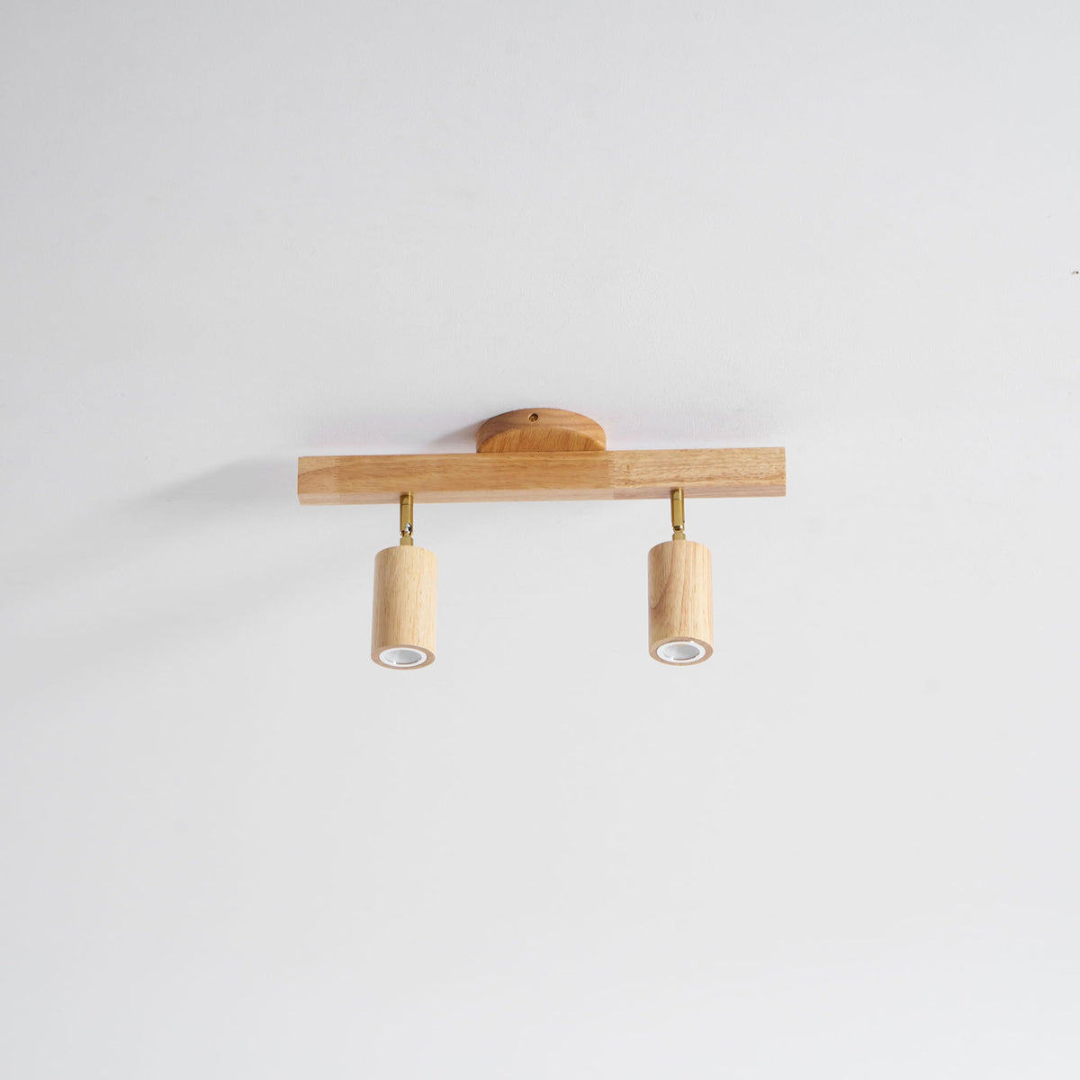 Faretto regolabile giapponese in legno con LED a 1 luce