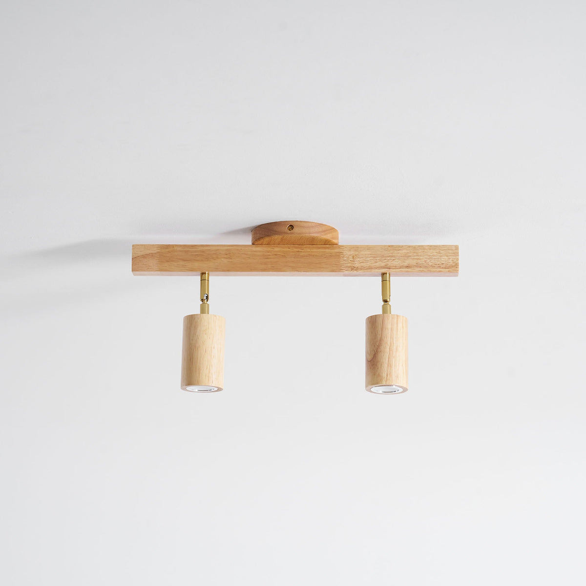 Faretto regolabile giapponese in legno con LED a 1 luce