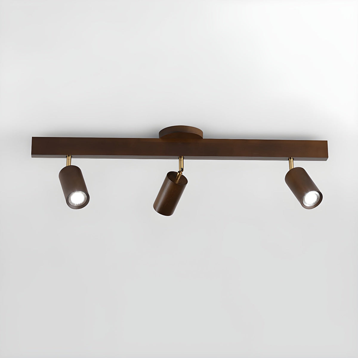 Faretto regolabile giapponese in legno con LED a 1 luce
