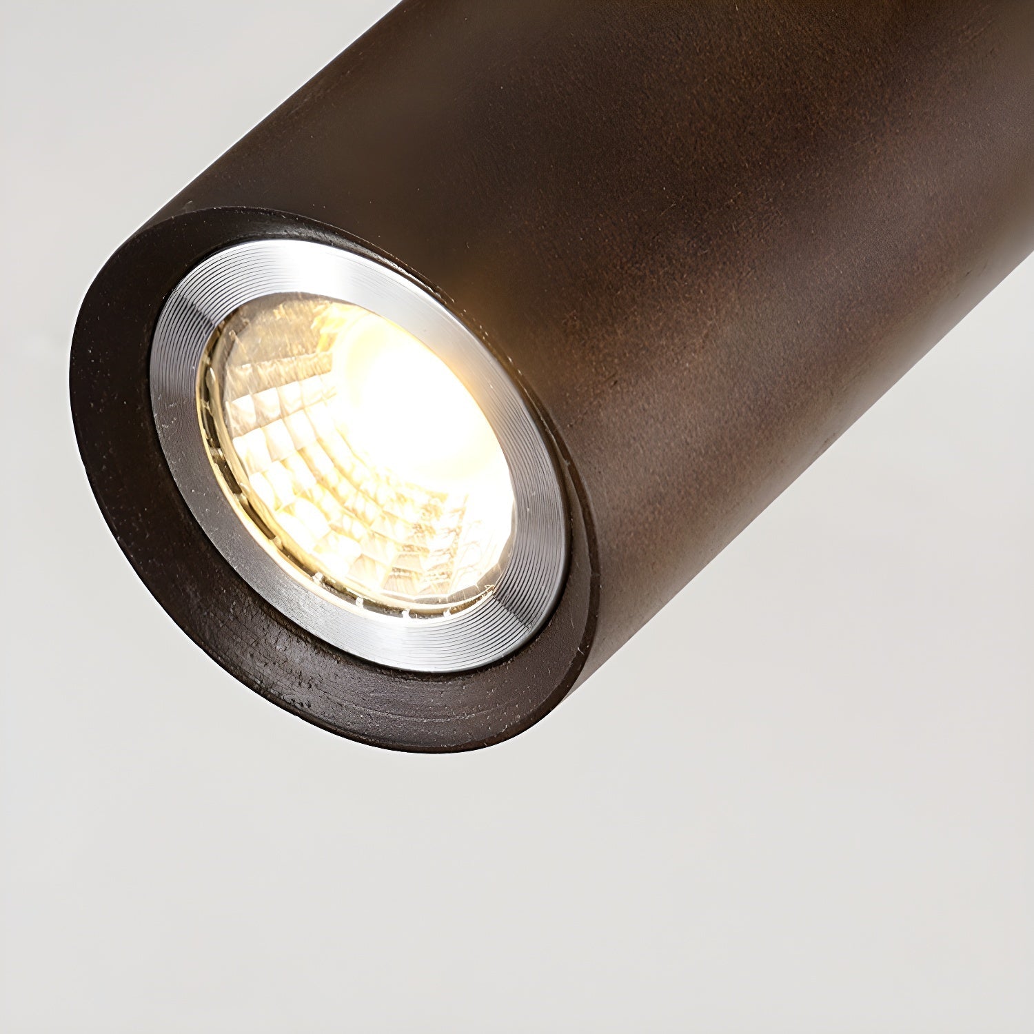 Foco ajustable japonés de madera con LED 1 luz
