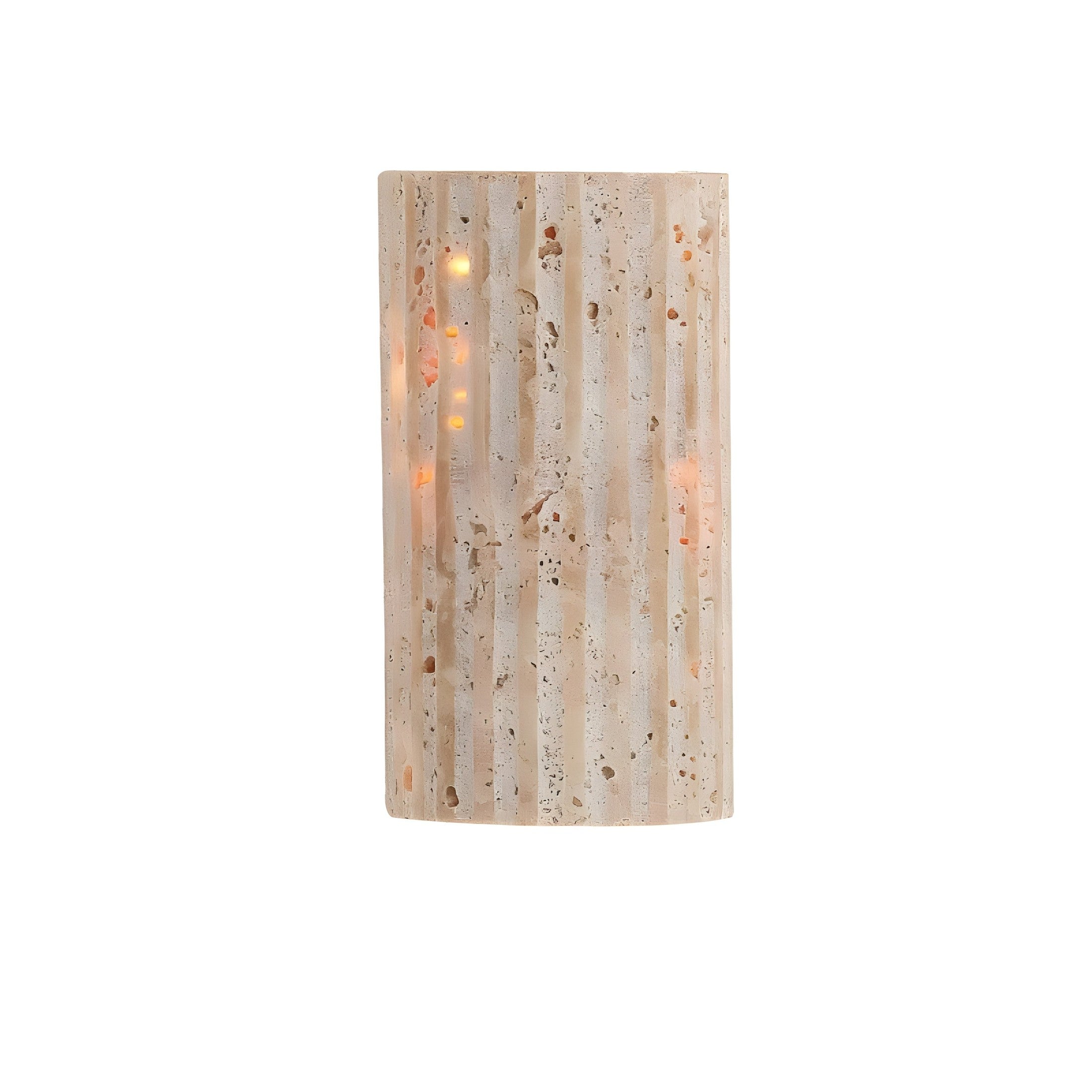 Lampada da Parete in Pietra Naturale con Illuminazione LED Interna