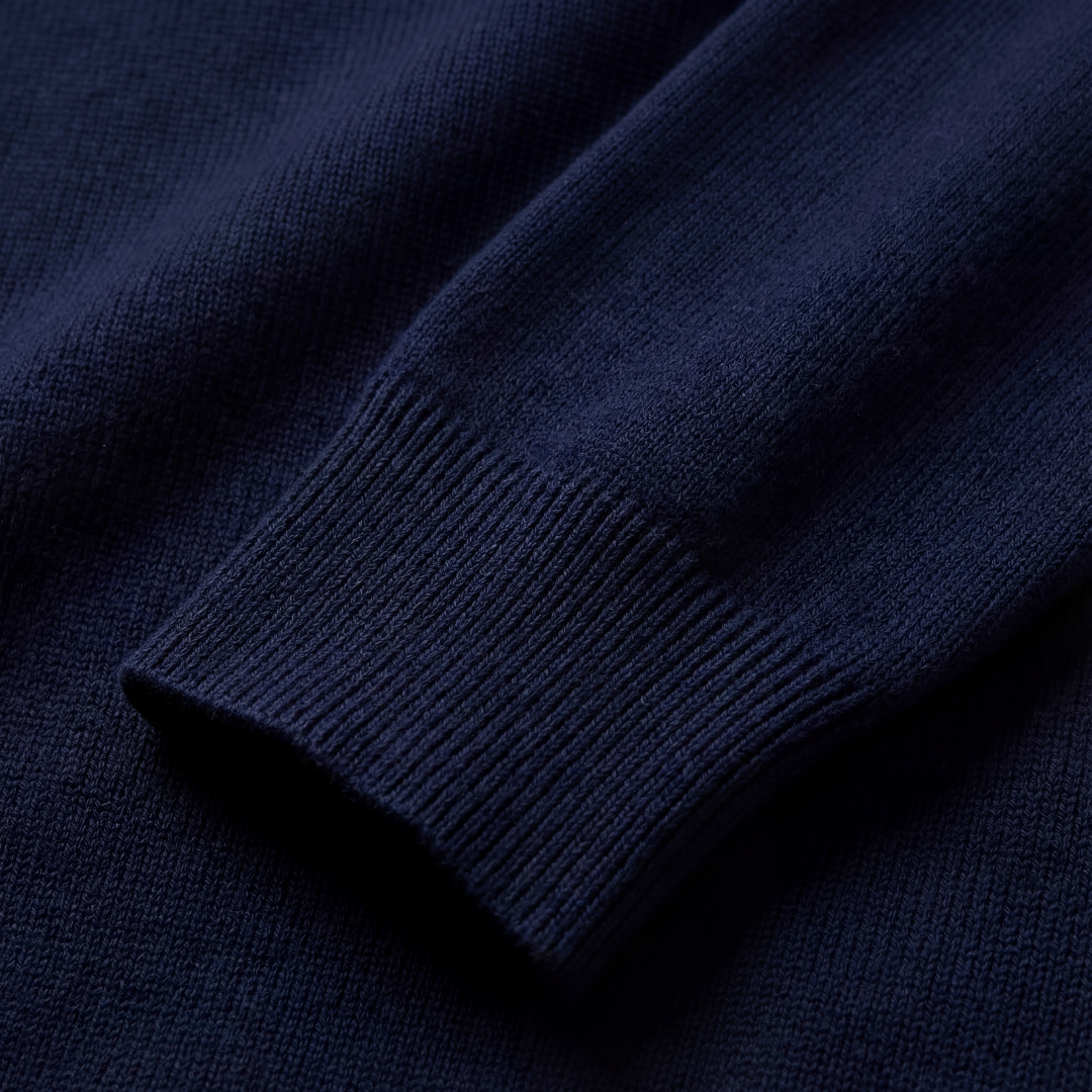 Marineblå Crewneck Sweater