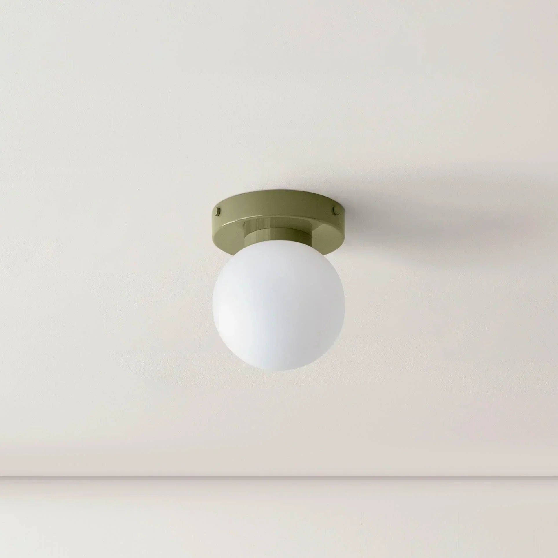Nordische Glas-Kugel LED-Wandleuchte 1-flammig