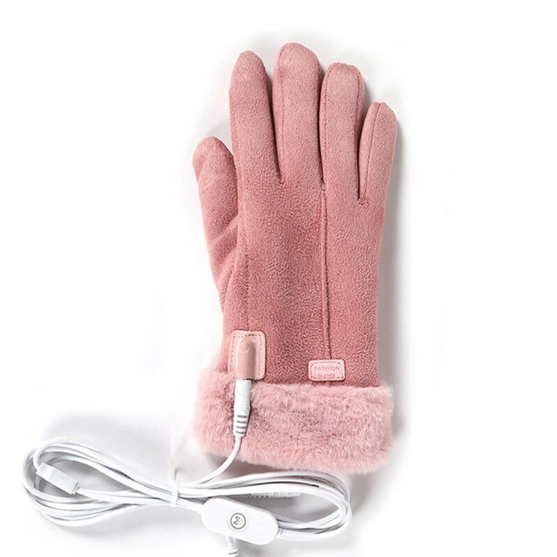 Elektrische verwarmde handschoenen 5000mAh verstelbare warmte, de hele dag warm, touchbediening