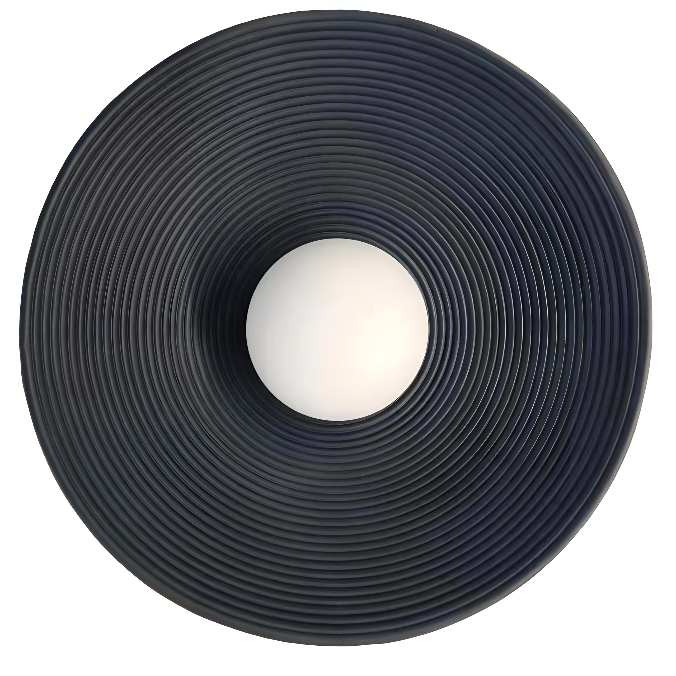 Retro Harz Keramik-Stil runde LED-Wandleuchte 1-flammig