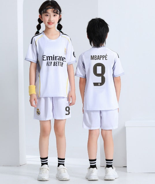 Voetbalshirt en korte broek set voor kinderen - Mbappé