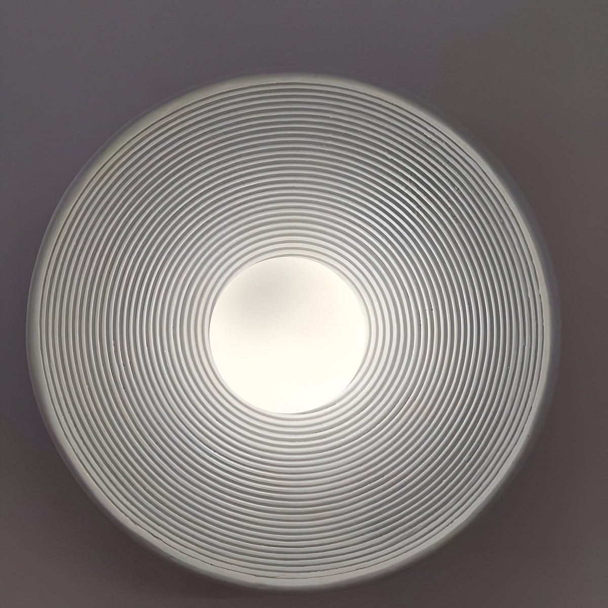 Retro Harz Keramik-Stil runde LED-Wandleuchte 1-flammig