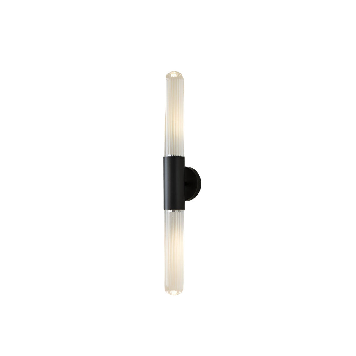 Nordischer Wasserwellen Glas Messing Wandleuchter LED 1-Flammig