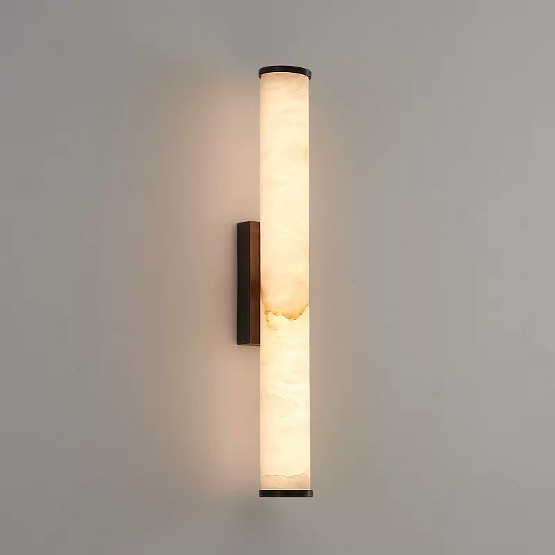 Moderner minimalistischer spanischer Marmor Kupfer Wandleuchter LED 1-Flammig