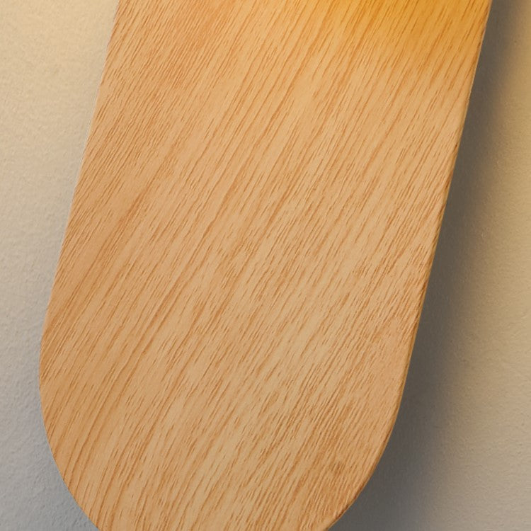 Nordische Holz-Kugel LED-Wandleuchte 1-flammig