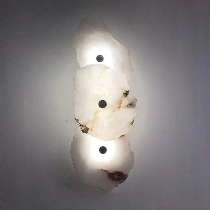 Applique da parete in marmo irregolare moderna LED 1 luce