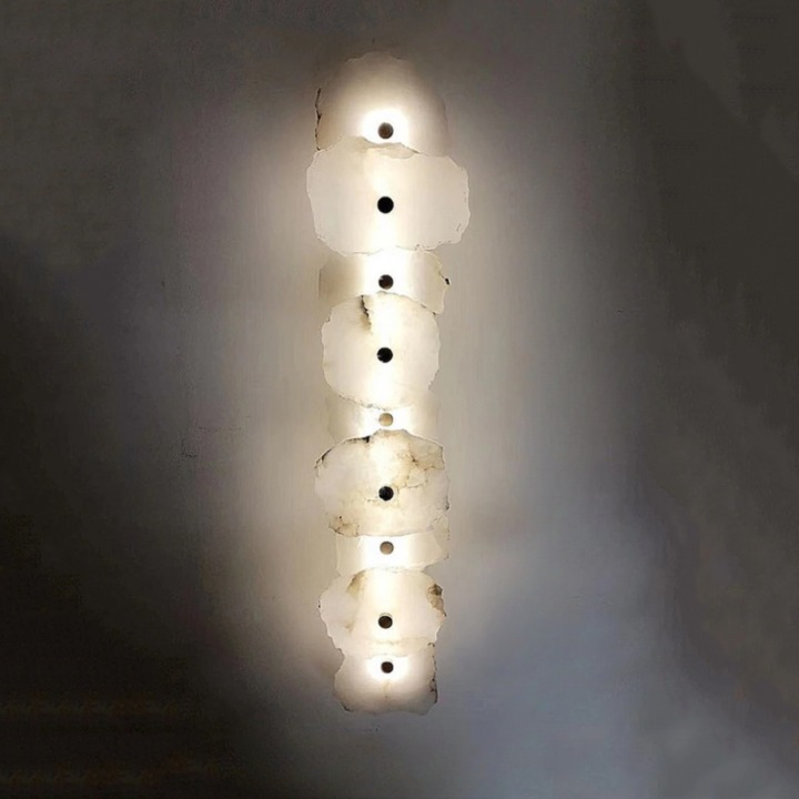 Applique da parete in marmo irregolare moderna LED 1 luce