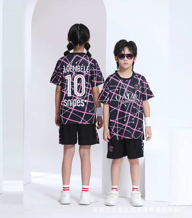 Kinder Voetbalshirt & Shorts Set PSG – Dembélé