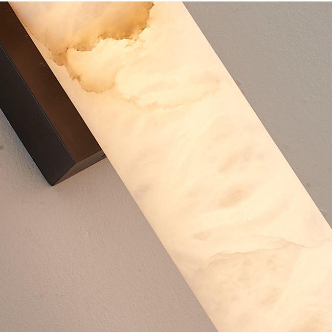 Moderner minimalistischer spanischer Marmor Kupfer Wandleuchter LED 1-Flammig
