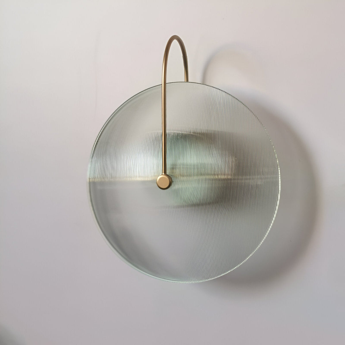 Postmodern Nordic Frosted Glass Round Wall Sconce LED 1-Light