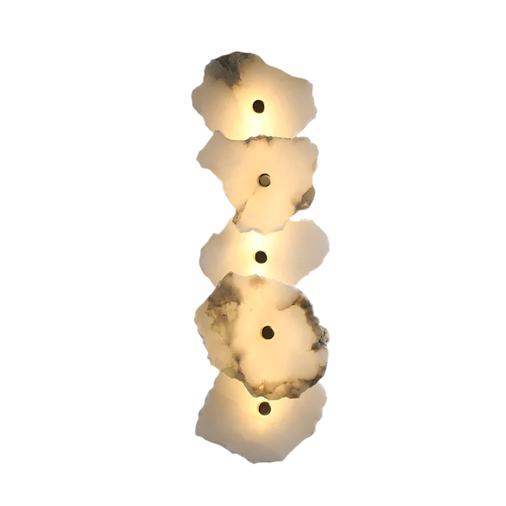 Applique da parete in marmo irregolare moderna LED 1 luce