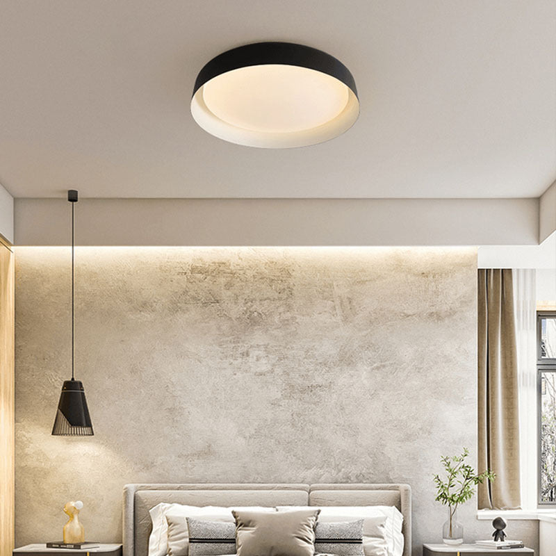 Lampada da soffitto rotonda in legno Wabi-Sabi LED 1 luce