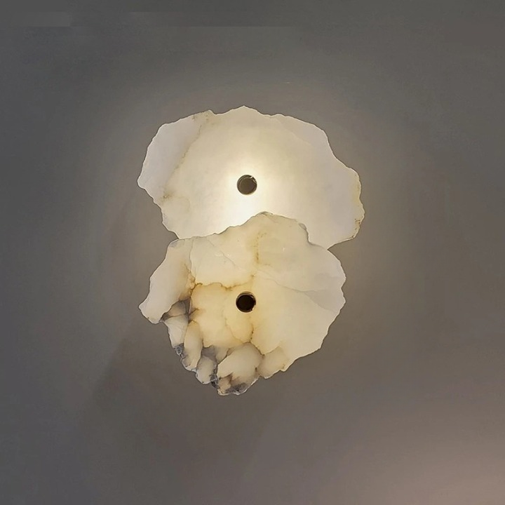 Applique da parete in marmo irregolare moderna LED 1 luce