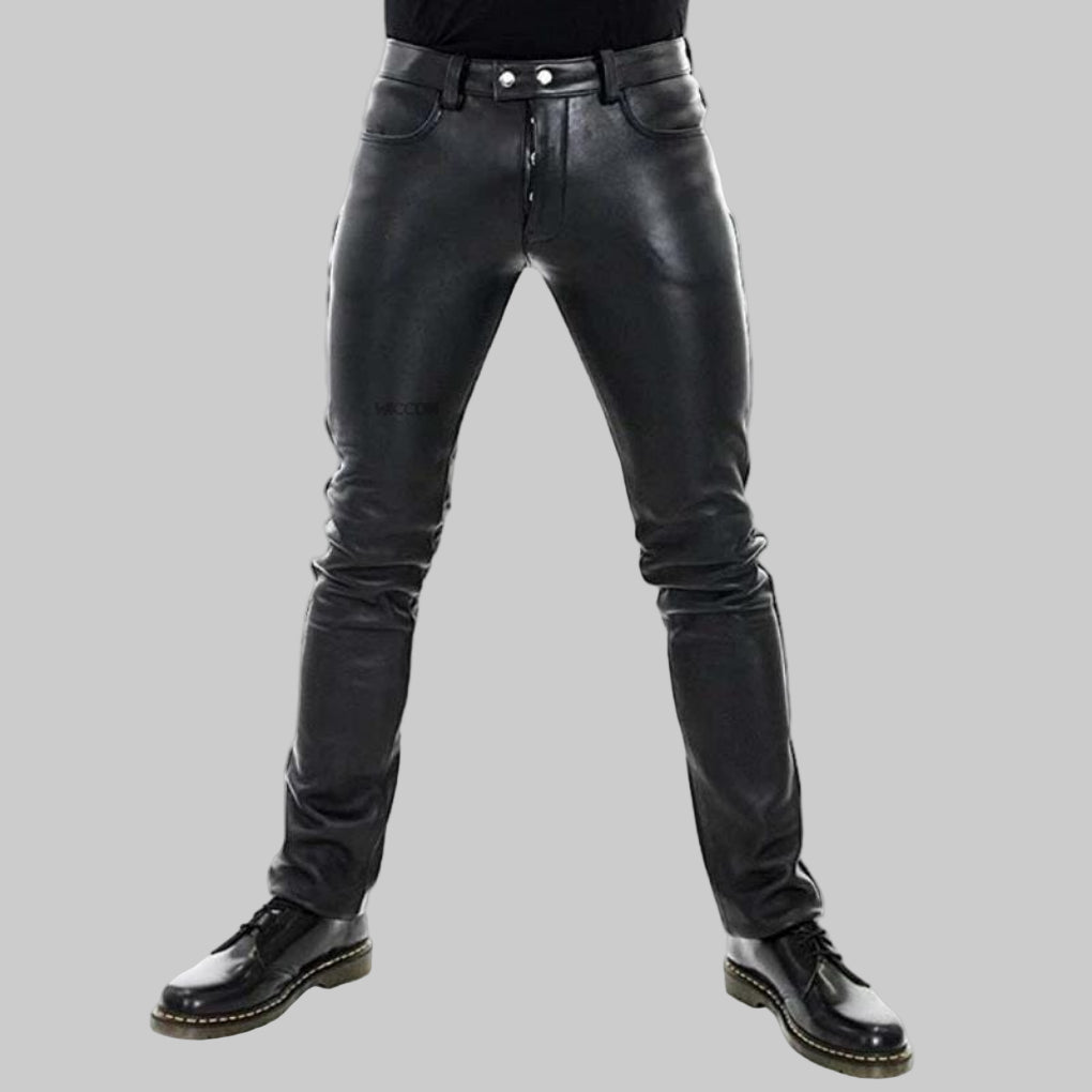 Pantalones de corte slim para hombre