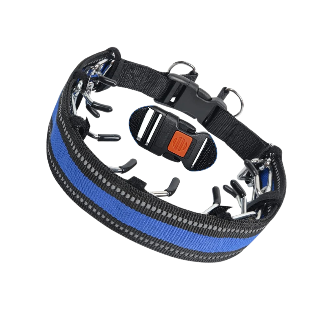 Dog Training Collar LeadEase No-Pull Adjustable Stainless Steel Chain