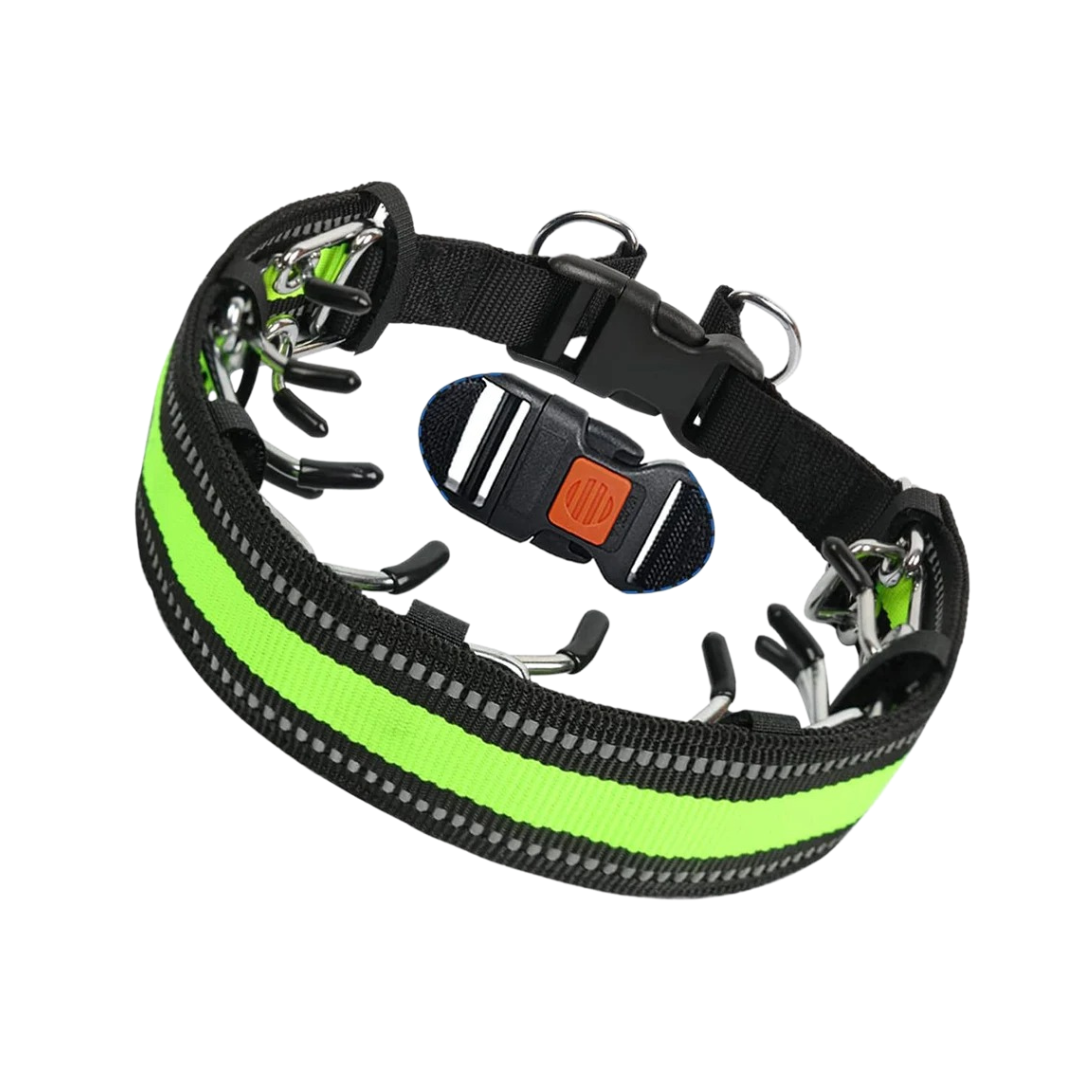 Dog Training Collar LeadEase No-Pull Adjustable Stainless Steel Chain