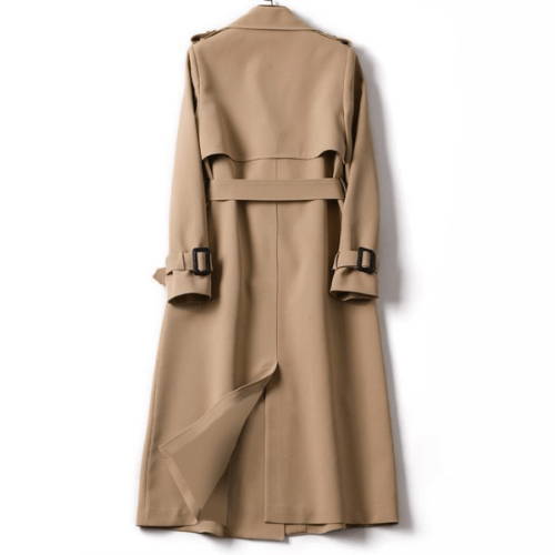 Vintage Trendy Dames Trenchcoat Tijdloze Look met Elegante Uitstraling